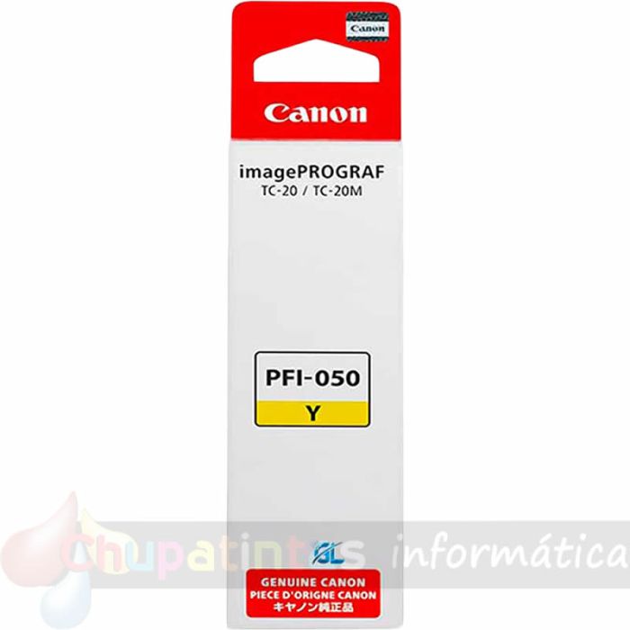 Canon PFI050 Amarillo Botella de Tinta Original - PFI050Y/5701C001