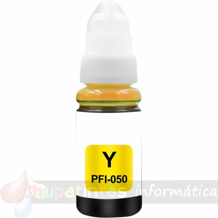 Canon PFI050 Amarillo Botella de Tinta Pigmentada Genérico - Reemplaza PFI050Y/5701C001