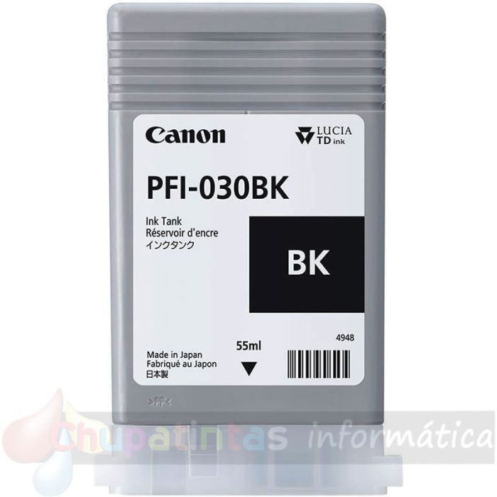 Canon PFI030 Negro Cartucho de Tinta Original - 3489C001 - Mejor precio-2