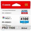 Canon PFI4100 Cyan Cartucho de Tinta Original - PFI4100C/6778C001