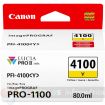 Canon PFI4100 Amarillo Cartucho de Tinta Original - PFI4100Y/6780C001