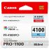 Canon PFI4100 Cian Fotográfico Cartucho de Tinta Original - PFI4100PC/6781C001