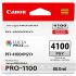 Canon PFI4100 Gris Fotográfico Cartucho de Tinta Original - PFI4100PGY/6784C001