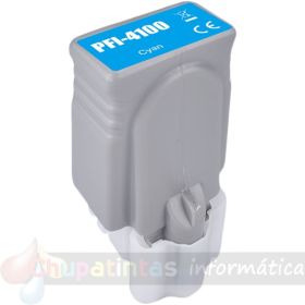 Canon PFI4100 Cian Cartucho de Tinta Pigmentada Genérico - Reemplaza PFI4100C/6778C001