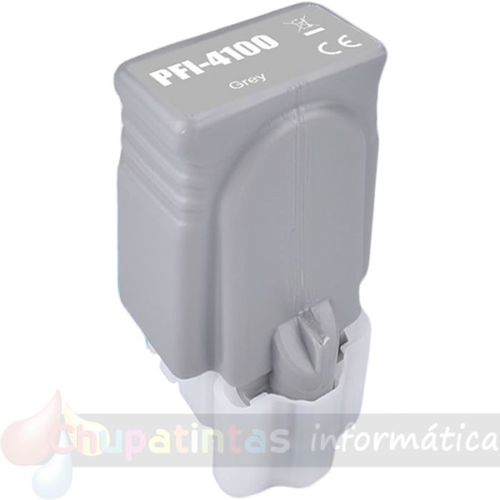 Canon PFI4100 Gris Cartucho de Tinta Pigmentada Genérico - Reemplaza PFI4100GY/6783C001