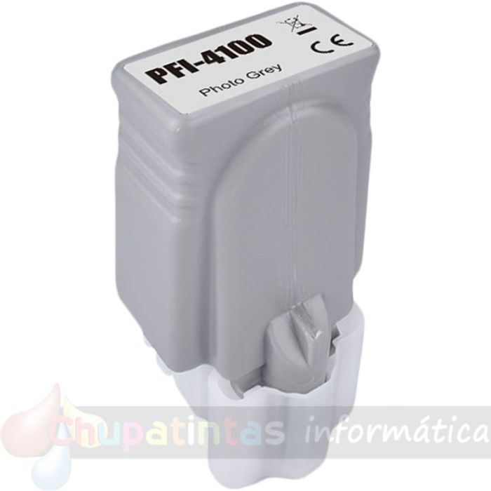 Canon PFI4100 Gris Foto Cartucho de Tinta Pigmentada Genérico - Reemplaza PFI4100PGY/6784C001