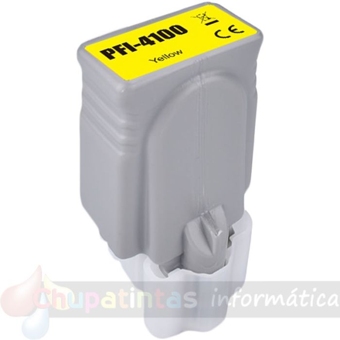 Canon PFI4100 Amarillo Cartucho de Tinta Pigmentada Genérico - Reemplaza PFI4100Y/6780C001