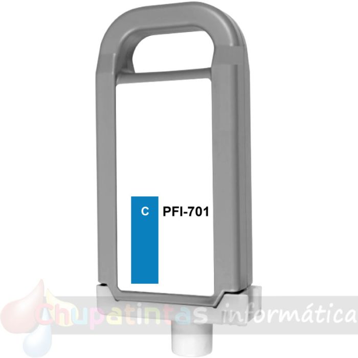 Canon PFI701/PFI301 Cian Cartucho de Tinta Genérico - Reemplaza 0901B001/1487B001