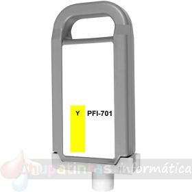 Canon PFI701/PFI301 Amarillo Cartucho de Tinta Genérico - Reemplaza 0903B001/1489B001
