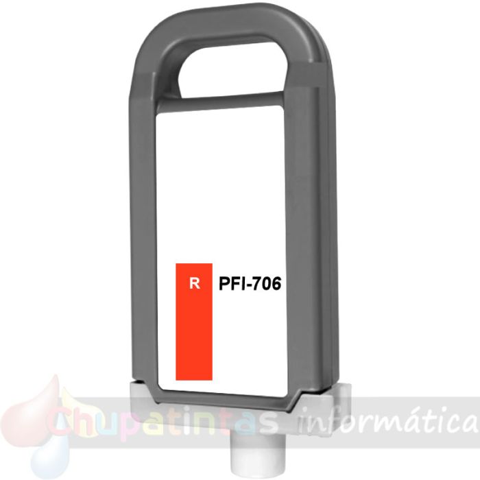 Canon PFI701/PFI301 Rojo Cartucho de Tinta Genérico - Reemplaza 0906B001/1492B001