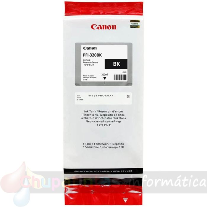 Canon PFI320 Negro Cartucho de Tinta Original - 2890C001-1
