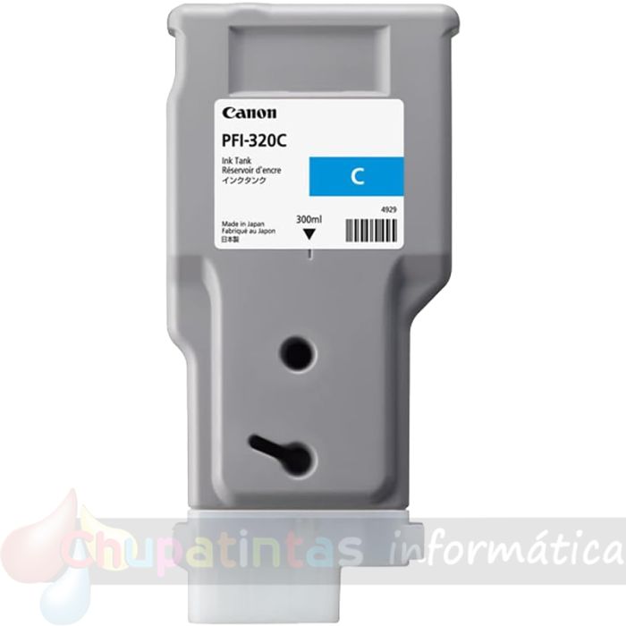 Canon PFI320 Cian Cartucho de Tinta Original - 2891C001-2