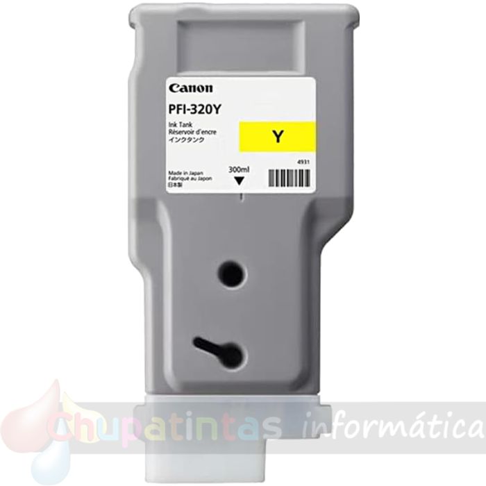 Canon PFI320 Amarillo Cartucho de Tinta Original - 2893C001-2