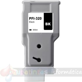 Canon PFI320 Negro Cartucho de Tinta Pigmentada Genérico - Reemplaza 2890C001