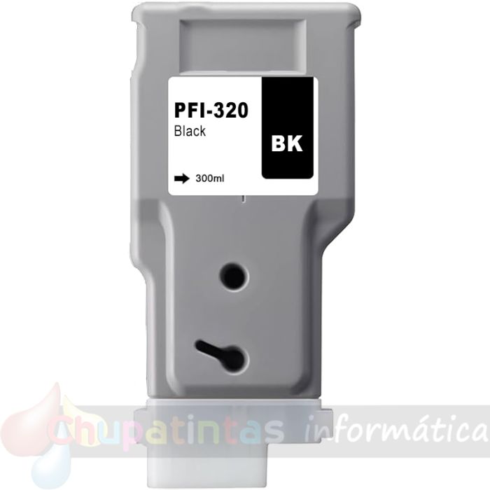 Canon PFI320 Negro Cartucho de Tinta Pigmentada Genérico - Reemplaza 2890C001