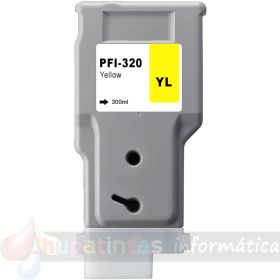 Canon PFI320 Amarillo Cartucho de Tinta Pigmentada Genérico - Reemplaza 2893C001