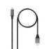 Nanocable Cable Adaptador USB-C a HDMI - Longitud 1.8m - Resolucion 4K - Carcasa Metalica de Aluminio - 195x230x15mm - Color Negro y Gris
