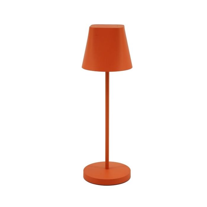 Unilux Ava Lampara LED de Escritorio - Resistente al Agua - Apta para Uso Exterior - Color Naranja