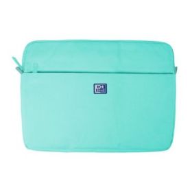 Oxford Young Proof B-Case Funda para Portatiles hasta 16" - RPET Reciclado - Bolsillo Frontal con Cremallera - Acolchado y Suave - 375x265x20mm - Color Menta