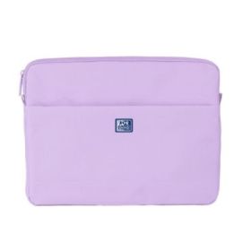 Oxford Young Proof B-Case Funda para Portatiles hasta 14" - RPET Reciclado - Bolsillo Frontal con Cremallera - Acolchado y Suave - 350x265x28mm - Color Lavanda