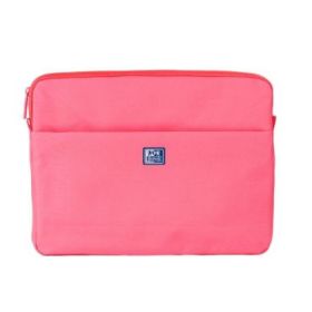 Oxford Young Proof B-Case Funda para Portatiles hasta 14" - RPET Reciclado - Bolsillo Frontal con Cremallera - Acolchado y Suave - 350x265x28mm - Color Sandia