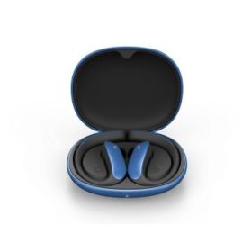 Energy Sistem PulseFit Auriculares Deportivos True Wireless - Bluetooth 5.4 - Proteccion Contra Sudor y Salpicaduras - Sujecion Secure-Fit Para Fijacion Comoda - Llamadas en Estereo - 22h Autonomia - Asistente de Voz Integrado - Color Azul