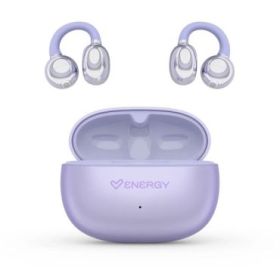 Energy Sistem ChicPods Auriculares True Wireless - Bluetooth 5.4 - 23h Autonomia - Tecnologia Open Sound - Microfono con Reduccion de Ruido - Asistente de Voz Integrado - Diseño Curved-Fit - Color Violeta