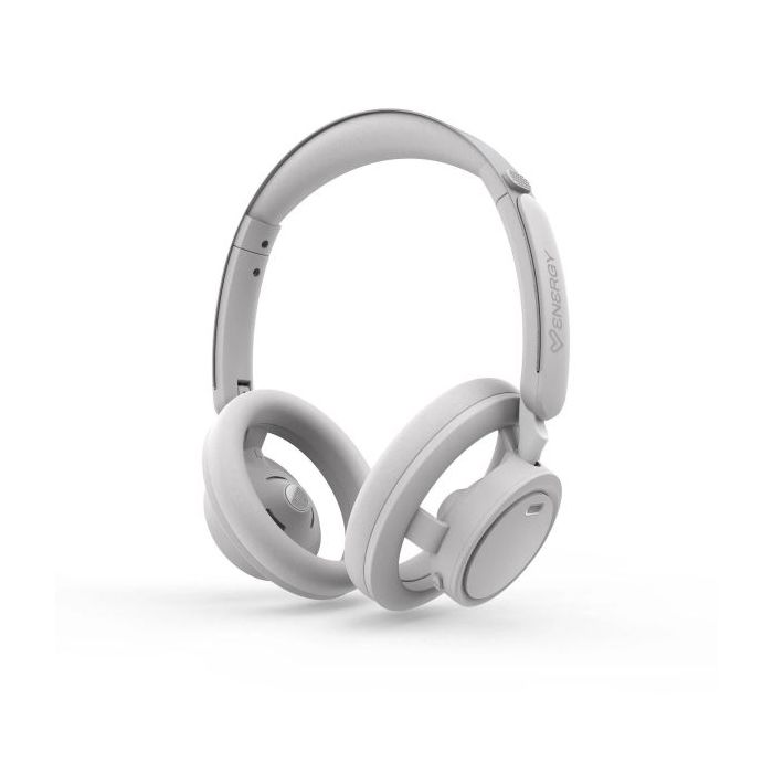 Energy Sistem Open Design Auriculares Bluetooth - Tecnologia Open Sound - Diseño Ergonomico - Conexion Multipunto - Hasta 40h de Bateria - Microfono con Reduccion de Ruido ENC - Asistente de Voz - Color Blanco