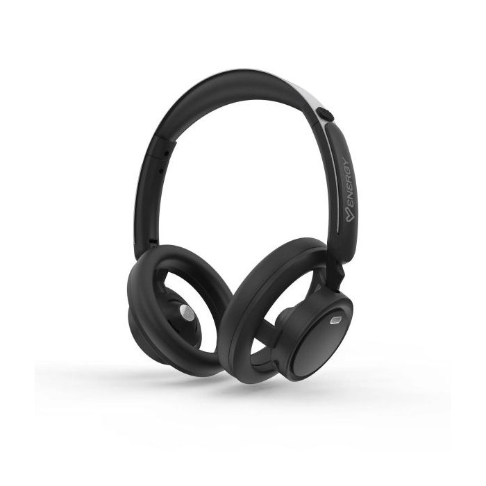Energy Sistem Open Design Auriculares Bluetooth - Tecnologia Open Sound - Diseño Ergonomico - Conexion Multipunto - Hasta 40h de Bateria - Microfono con Reduccion de Ruido ENC - Asistente de Voz - Color Negro