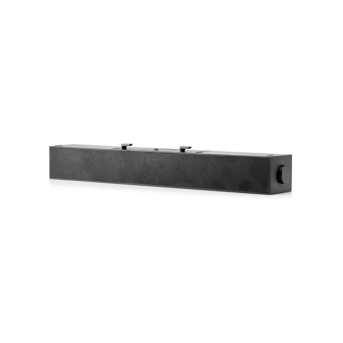 HP S101 Speaker Bar Barra de Sonido USB para Monitor - 2.5W RMS - USB Plug and Play - Frecuencia 140Hz‑20kHz - Line In y Puerto de Auriculares – Color Negro