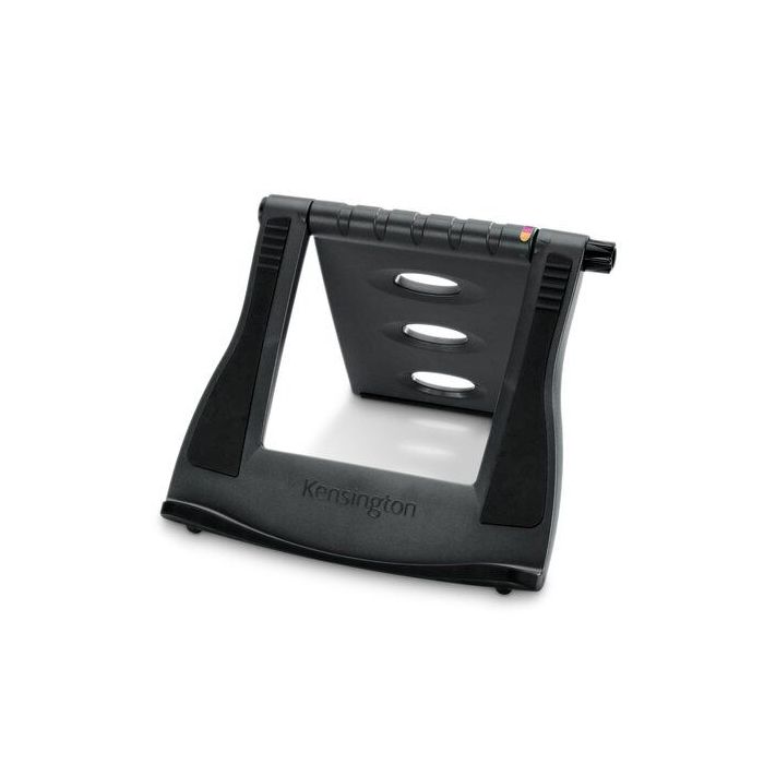 Kensington Smartfit Easy Riser Soporte para Portatil de 12 a 17" - Estructura que Facilita la Ventilacion - 3 Ajustes de Altura - Diseño Universal - Color Gris Oscuro