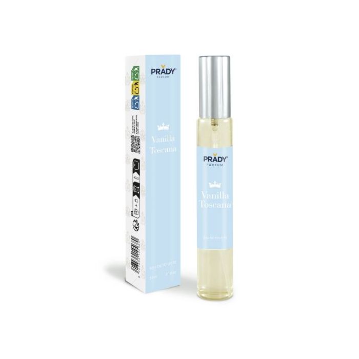 Prady Colonia Unisex Vanilla Toscana - Frasco de 33 ml - Spray Pulverizador