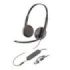 HP Poly Blackwire 3220 USB-C Auriculares con Microfono - Almohadillas Acolchadas - Controles en Cable - Adaptador USB-A - Color Negro