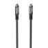 Aisens Cable USB-C Macho - Soporta hasta 100W - Longitud 3m - Velocidad de Transferencia hasta 20Gbps - Resolucion 8K - Aluminio - Color Negro