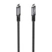 Aisens Cable USB-C Macho - Soporta hasta 100W - Longitud 4m - Velocidad de Transferencia hasta 10Gbps - Resolucion 8K - Aluminio - Color Negro