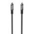 Aisens Cable USB-C Macho - Soporta hasta 60W - Longitud 7m - Velocidad de Transferencia hasta 5Gbps - Resolucion 4K - Aluminio - Color Negro