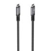 Aisens Cable USB-C Macho - Soporta hasta 60W - Longitud 10m - Velocidad de Transferencia hasta 5Gbps - Resolucion 4K - Aluminio - Color Negro