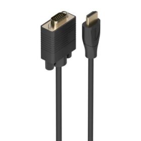 Aisens Cable Conversor HDMI a SVGA - Longitud 1.5m - HDMI Macho - HDB15 Macho - Soporta Resoluciones hasta 1080P - Plug and Play - Color Negro