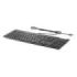 HP Business Slim Smartcard Teclado USB - Lector de Tarjetas Inteligentes Intergado - Inclinacion Ajustable - Resistente a Derrames - Color Negro