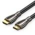 Vention Cable HDMI 2.0 - Resolucion 4K - ARC - Longitud 1.5m - Conectores Chapados en Oro - Chaqueta Trenzada de Algodon y PVC - Color Negro