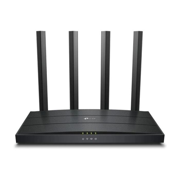 TP-Link Archer AX12 Router Inalambrico Doble Banda AX1500 WiFi 6 - 4 Puertos RJ-45 - 4 Antenas Exteriores - Color Negro