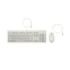 HP 225 Combo Teclado y Raton USB G2 - Tecla Copilot - Patas Ajustables - Raton Optico 1200 DPI - Plug & Play - Facil de Limpiar - Fabricado con Material Reciclado - Color Blanco