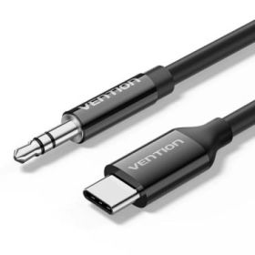 Vention Cable DAC de Audio - Longitud 1.5m - Jack 3.5mm - USB-C - Color Negro
