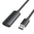 Vention Cable Extension USB 2.0 - Longitud 20m - USB-A Macho - USB-A Hembra - Velocidad hasta 480Mbps - Color Negro
