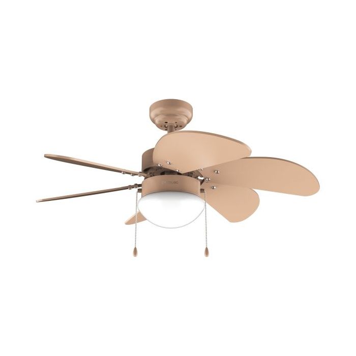 Cecotec EnergySilence Aero 3600 Vision Full Orange Ventilador de Techo con 6 Aspas y Lampara Integrada - 50W - Diametro de 36" - 3 Velocidades - Modo Invierno - Control por Cadena - Color Naranja