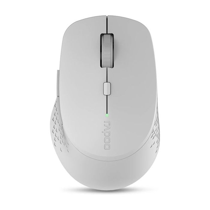 Rapoo M300 Silent Raton Inalambrico - Bluetooh y 2.4GHz - 1600 DPI - Autonomia 9 Meses - Color Gris