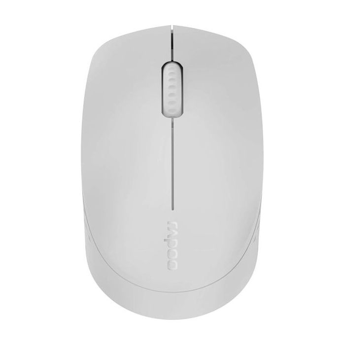 Rapoo M100 Silent Raton Inalambrico - Bluetooh y 2.4GHz - 1300 DPI - Autonomia 9 Meses - Color Gris