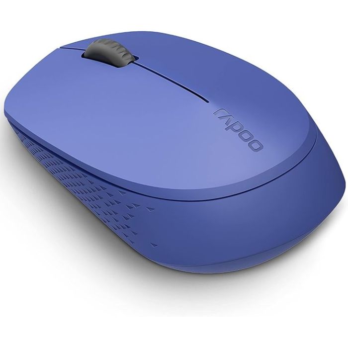 Rapoo M100 Silent Raton Inalambrico - Bluetooh y 2.4GHz - 1300 DPI - Autonomia 9 Meses - Color Azul