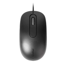 Rapoo N200 Raton USB - 3 Botones - 1600 DPI - Plug & Play - Color Negro