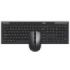 Rapoo 8210M Pack Teclado + Raton Inalambricos - Bluetooth y 2.4GHz -  Raton 1600 DPI - Autonomia hasta 12 Meses - Color Negro